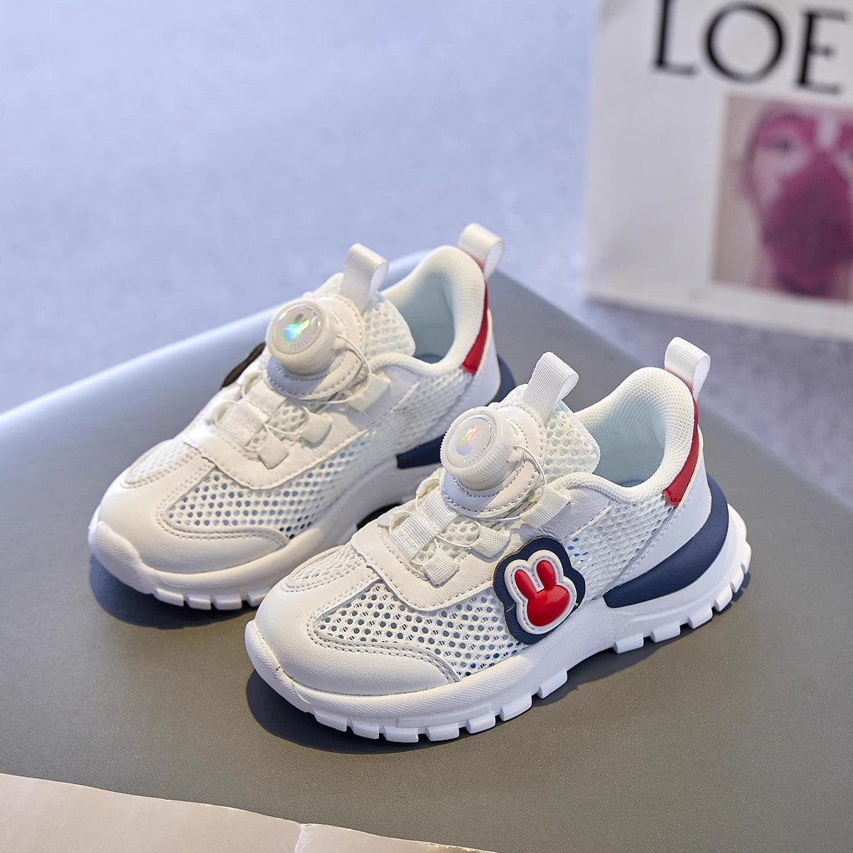 Children's Summer Hollow Mesh Breathable Running Fashionable Kid's Sneakers