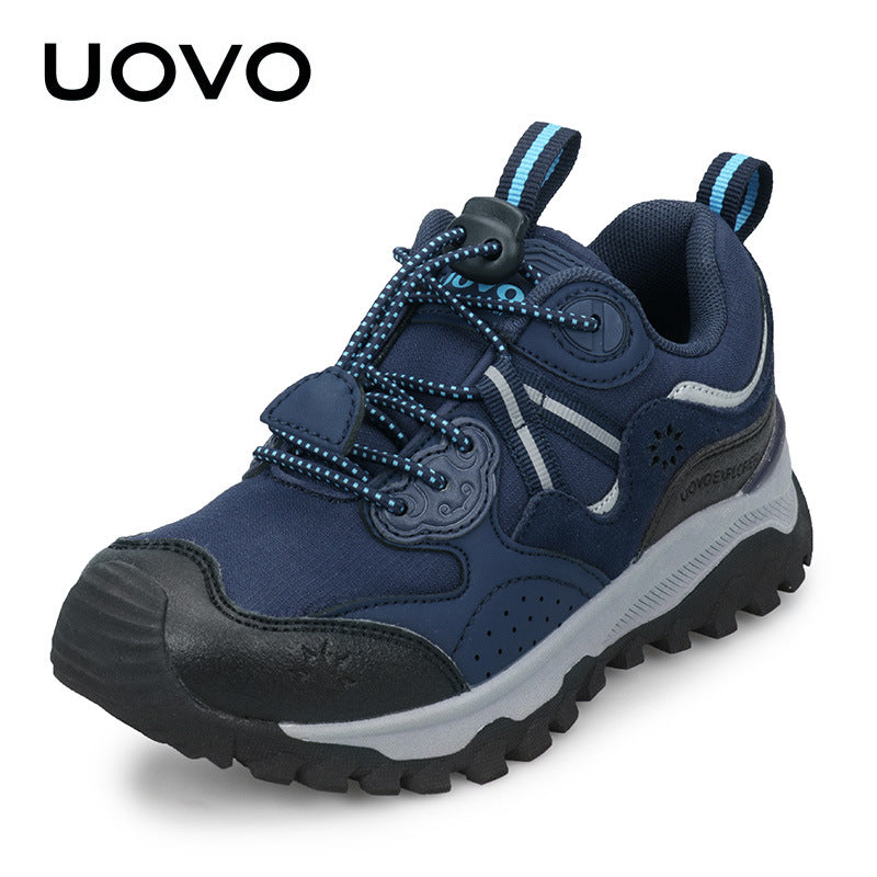 Children's Outdoor Running Boy Hiking Plastic Buckle Sneakers