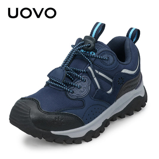 Children's Outdoor Running Boy Hiking Plastic Buckle Sneakers