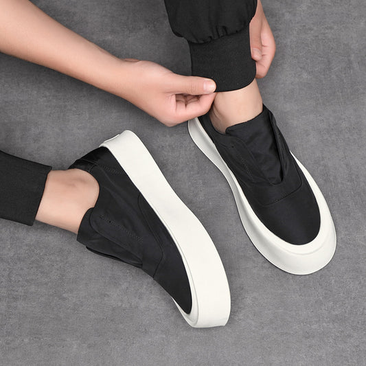 Men's Summer Breathable Cloth Chunky Trendy Versatile Canvas Shoes