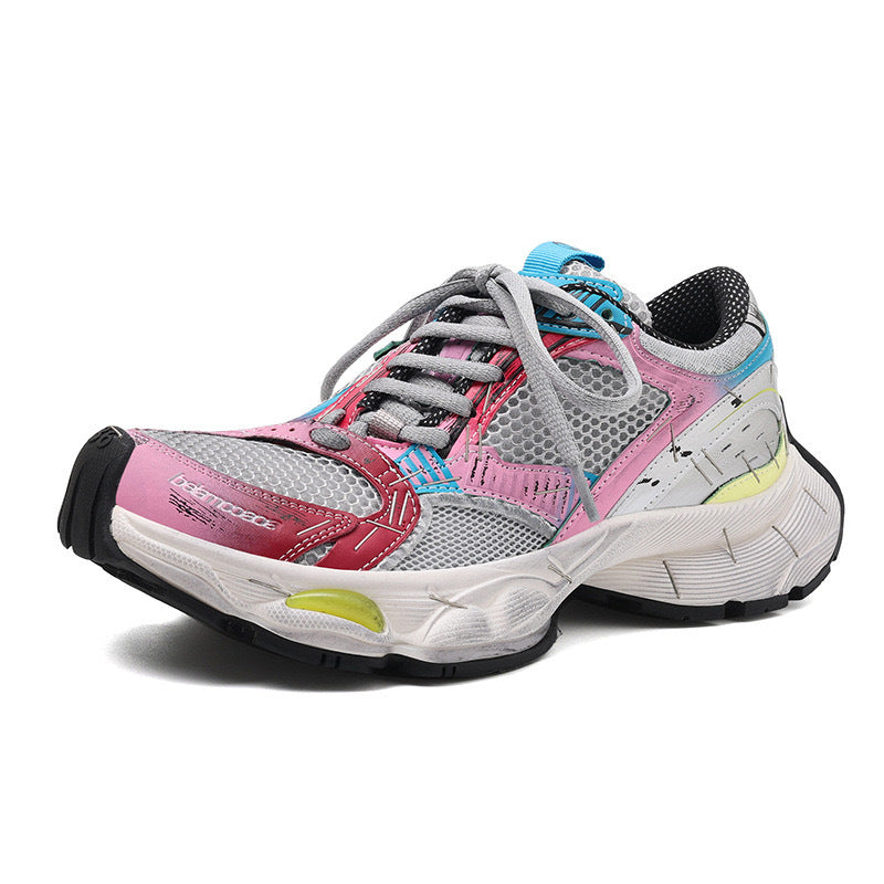 Women's & Men's Autumn Height Increasing Leisure Platform Wild Sneakers
