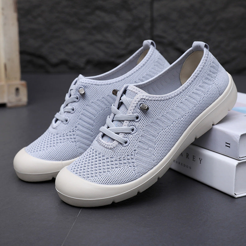 Women's Old Breathable Soft Bottom Lightweight Comfortable Slip-on Casual Shoes