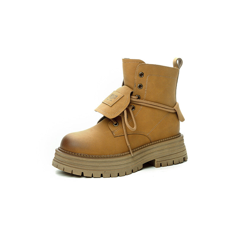 Women's Simple Versatile Booties Tourist Mountaineering Small Women's Casual Shoes