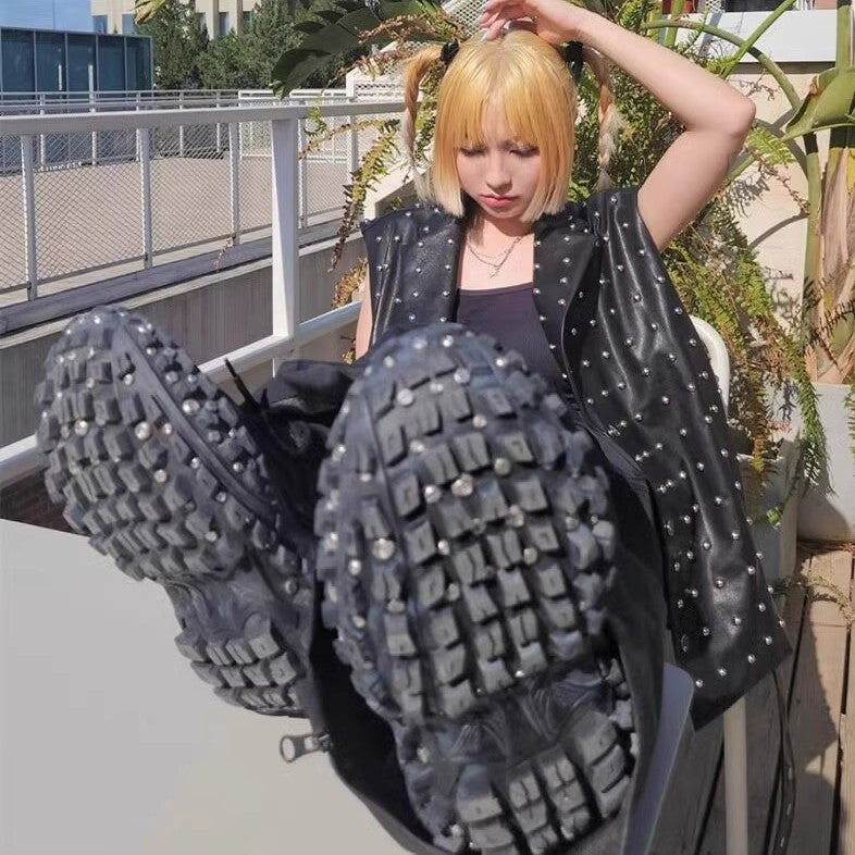 Women's & Men's Paris Fashion Thick Sole Increased Durian Sneakers