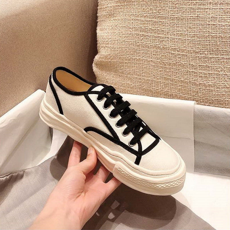 Women's Style Street Shooting Tide Dissoed Sports Canvas Shoes