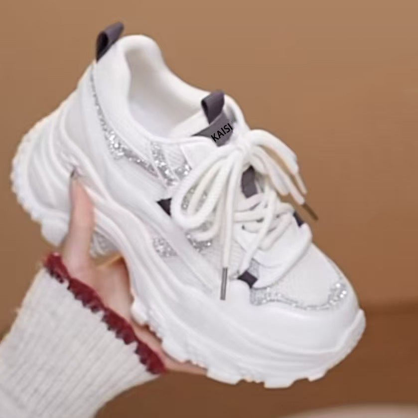 Women's Genuine Platform Dad Super Beautiful Lightweight Comfortable Women's Casual Shoes
