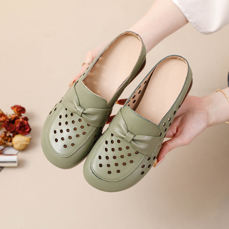 Women's Summer Outdoor Closed Toe Soft Bottom Mom Comfortable Sandals