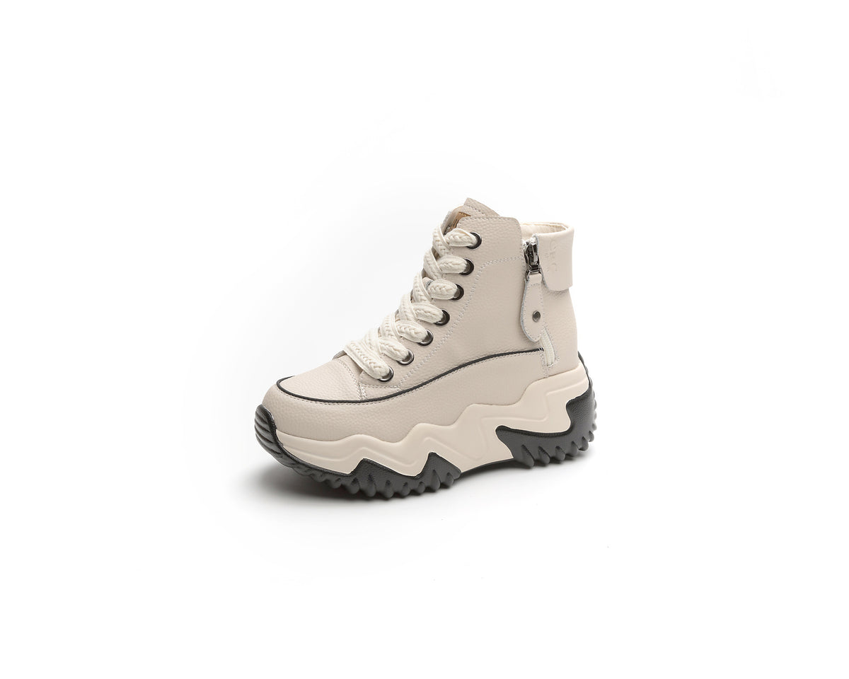 Women's Height Increasing Insole Authentic Clunky Spring Versatile Korean Style Thick Women's Casual Shoes