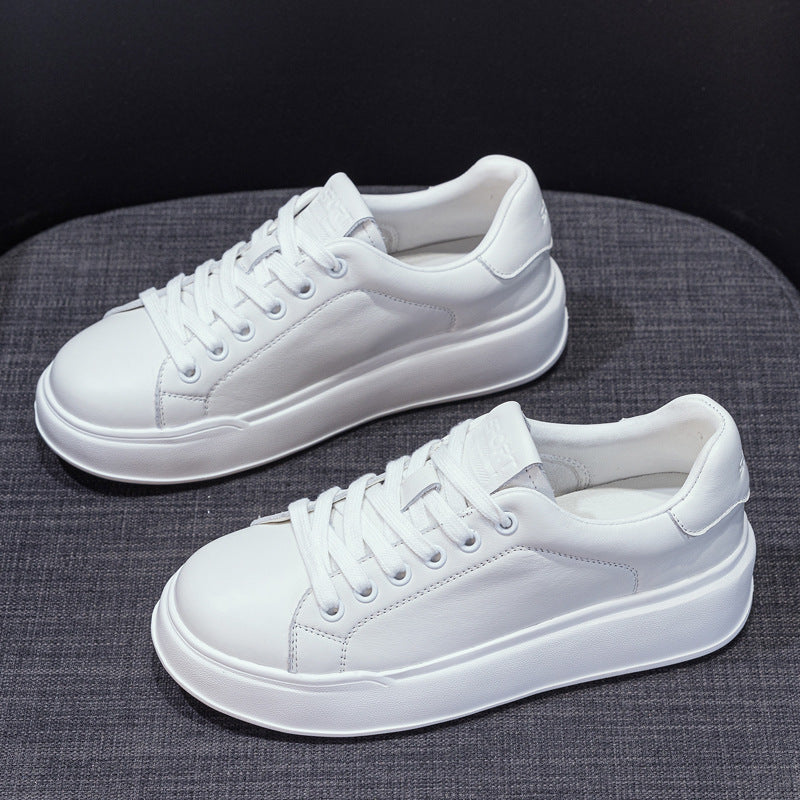 Women's Platform White Pure Color Lightweight Fashion Casual Shoes