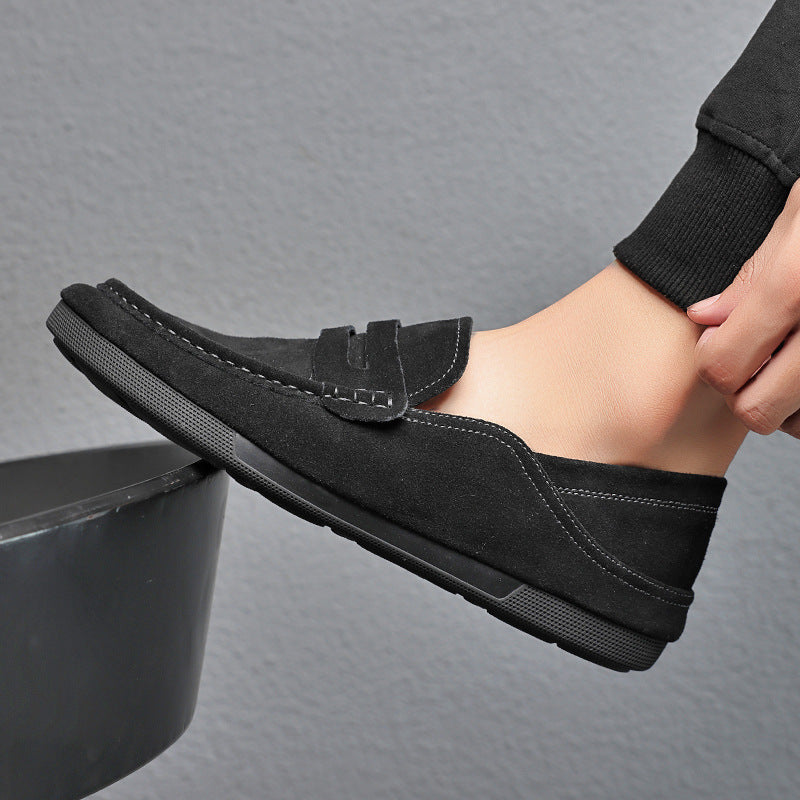 Men's Autumn Suede Soft Bottom Father Style Loafers