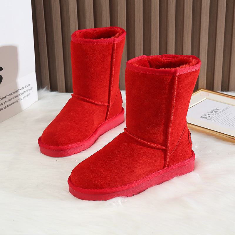 Women's Wedding Winter Thickened Fleece-lined Life Insulated Snow Boots