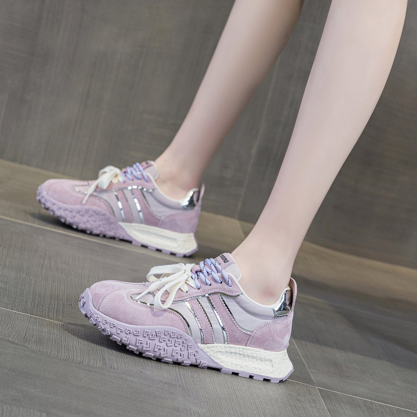 Women's Dad Platform Elevator Wild Breathable Sports Sneakers