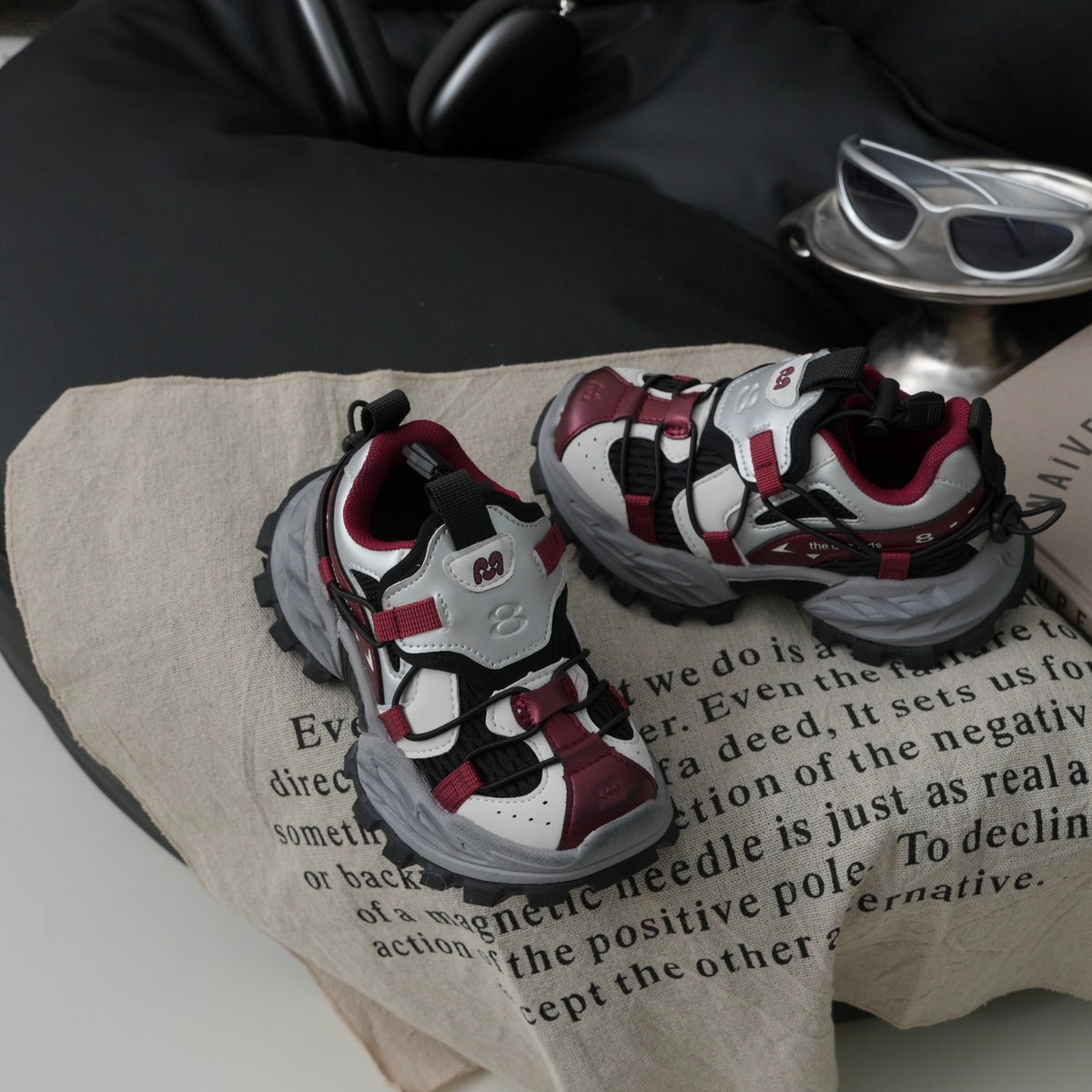 Unique Trendy Retro Clunky Spring Boys Kid's Sneakers