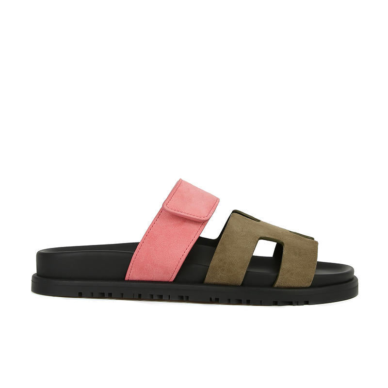 Women's Second Uncle Summer Velcro Platform For Slippers