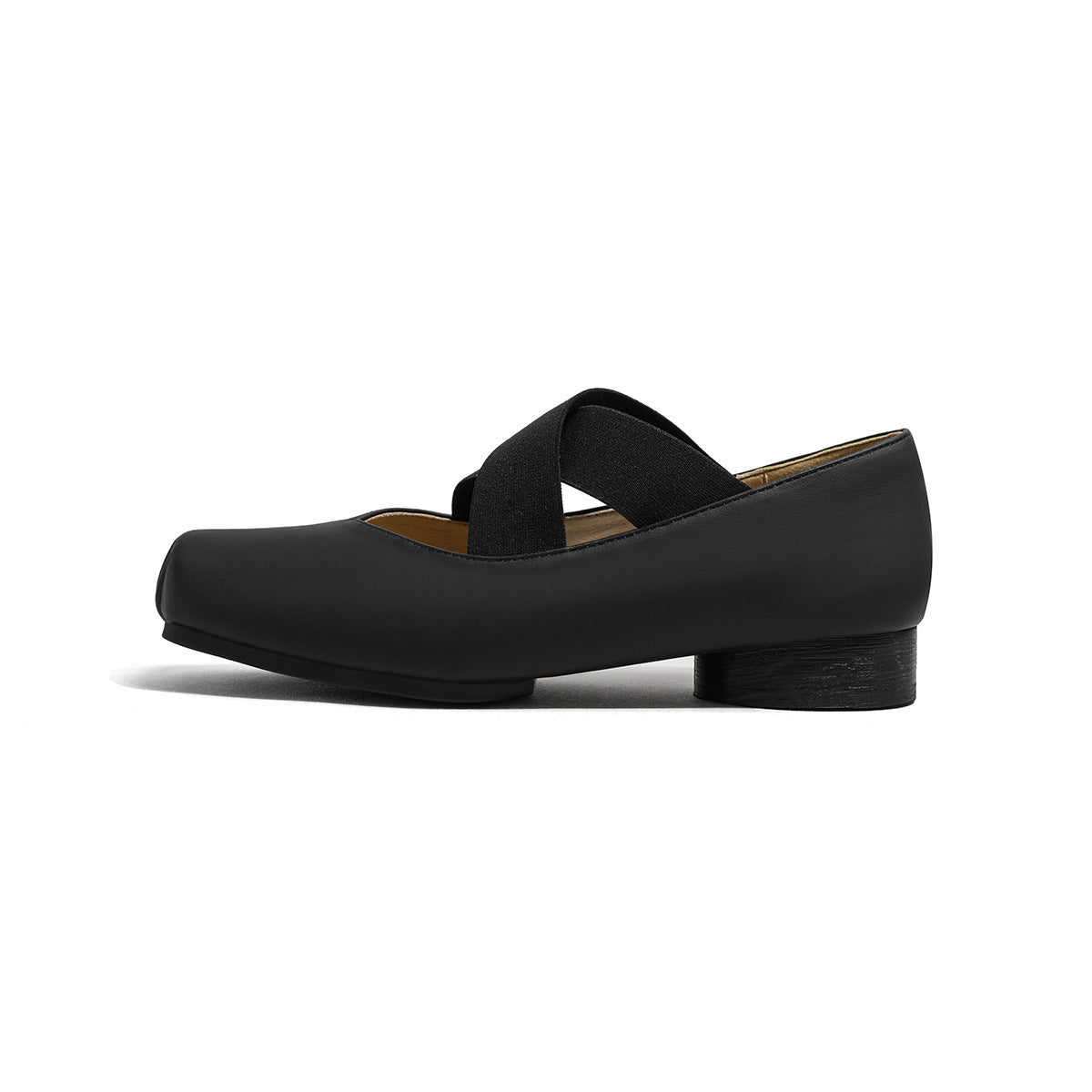Women's & Men's Outerwear French Square Toe Pig Nose Pumps Men's Shoes