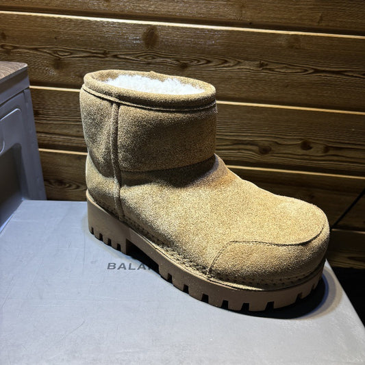 Women's & Men's Couple Big Toe Thick Bottom Slip-on Short For Warm Snow Boots