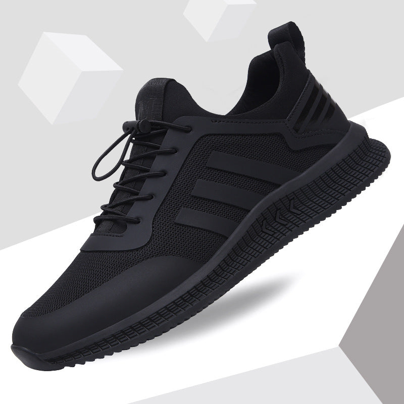 Men's Trendy Mesh Breathable Black Summer Men's Casual Shoes