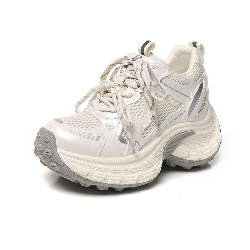 Women's Sports Leisure Dad Platform Breathable Lightweight Women's Casual Shoes