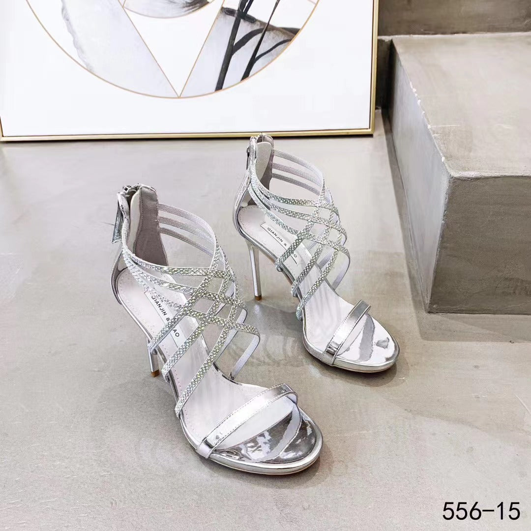 Women's Open Toe Roman Summer High With Heels