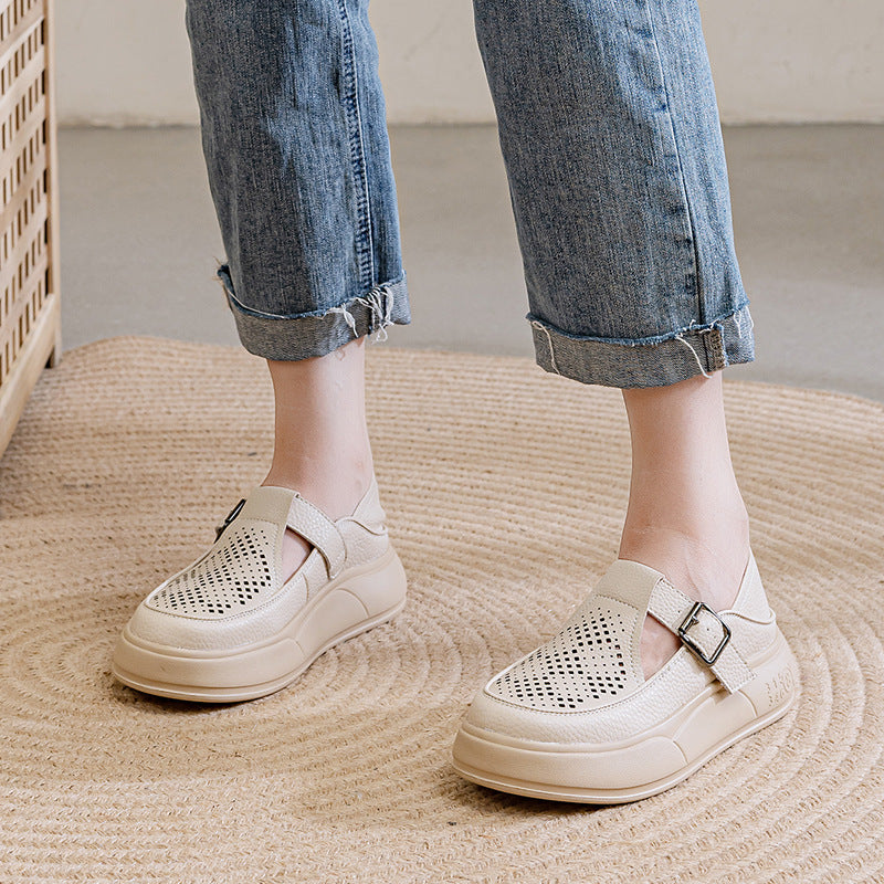 Women's Genuine For Pregnant Toe Box Summer Sandals