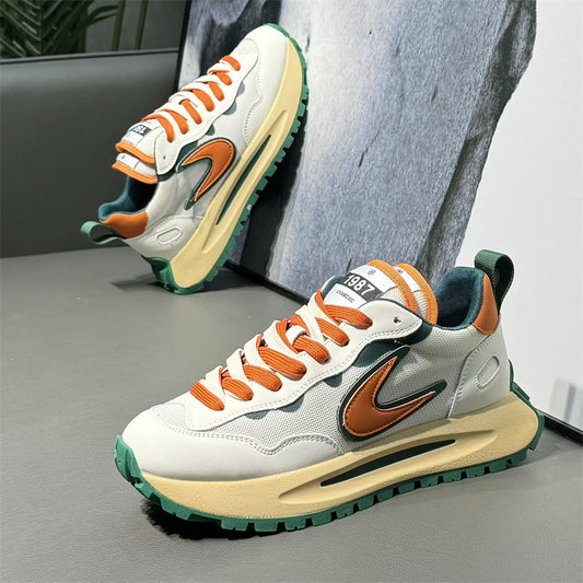 Men's Summer Personality Fashion Comfortable Trendy Campus Thick Bottom Hight Casual Shoes