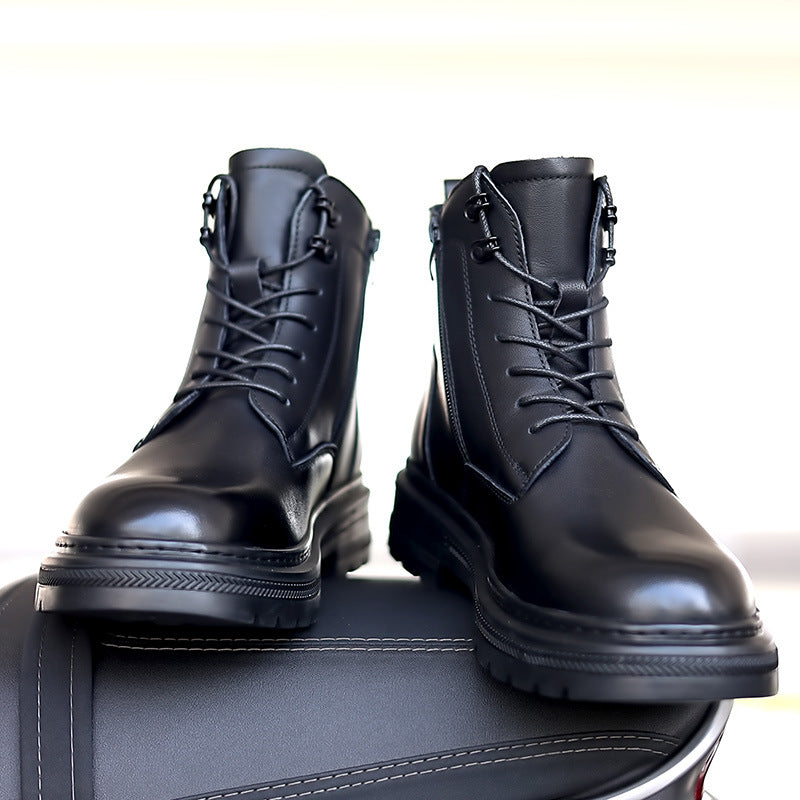 Men's Martin Tooling British Style First Layer Boots