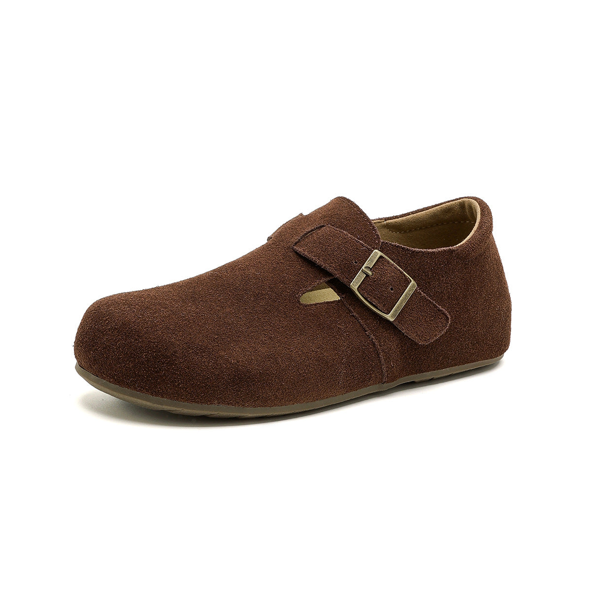 Cowhide Version Height Increasing Insole Female Insulated Women's Casual Shoes