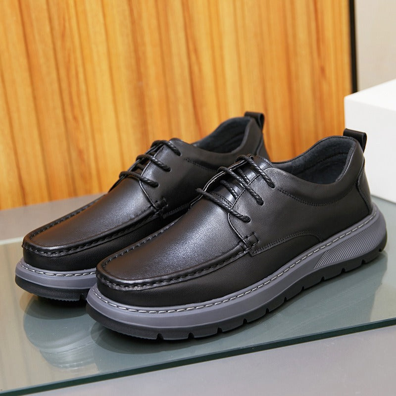 Men's Spring Slip-on Light Soft Comfortable Platform Men's Shoes