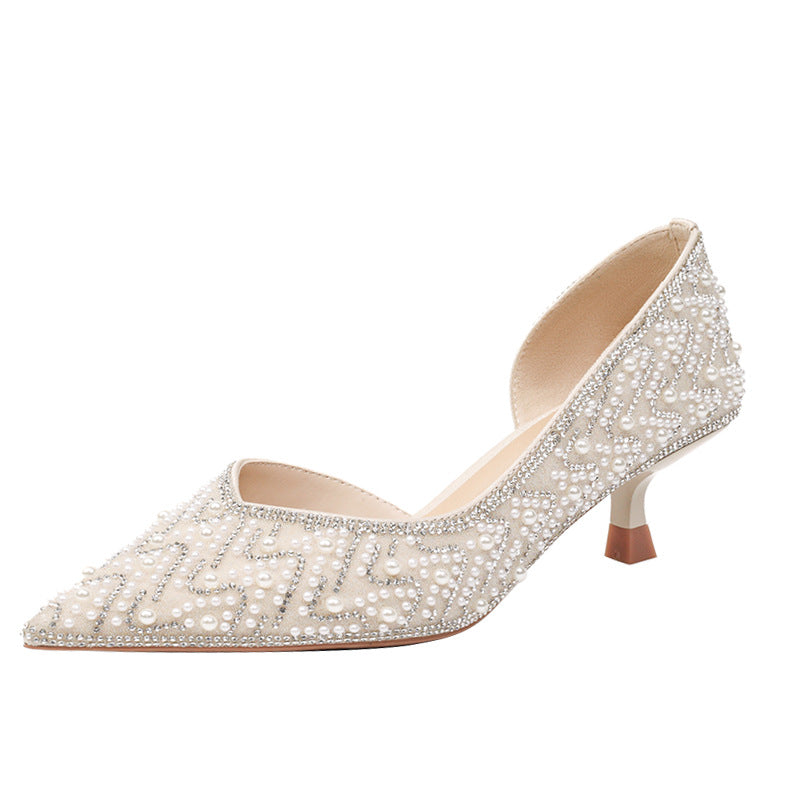 Bridesmaid Not Tired Feet Wedding Bridal Pumps Women's Shoes
