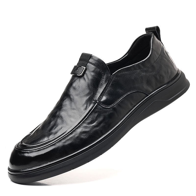 Men's Top Layer Cowhide Autumn Business Leisure Leather Shoes