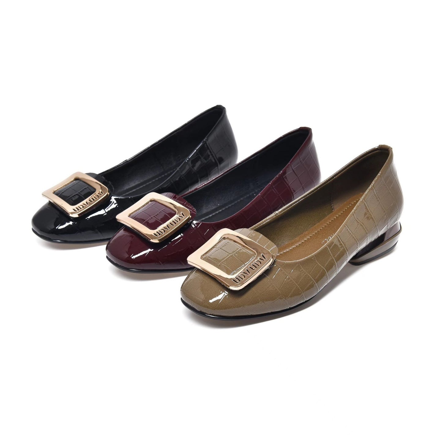Women's Flat Pumps Low-cut Genuine Soft Slip-on Women's Shoes