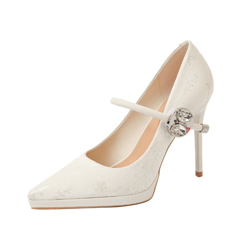 Women's Super High Pointed Stiletto Platform Order Women's Shoes