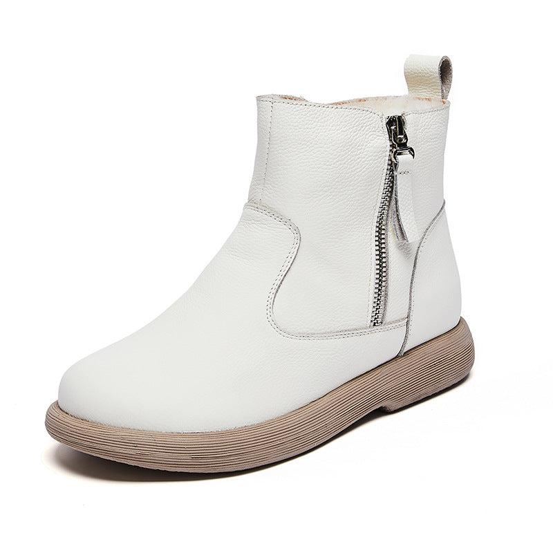 Bottom Mom Veet Short Flat Warm Boots