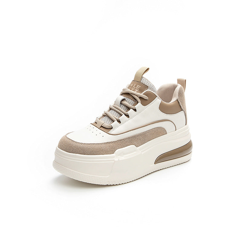 Women's White Autumn Korean Style Niche Fashion Sports Women's Casual Shoes