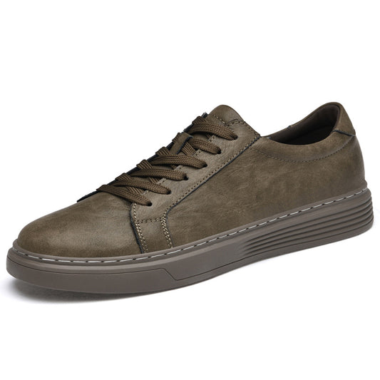 Men's Summer Cowhide Hollow Breathable Fashion Retro Sneakers