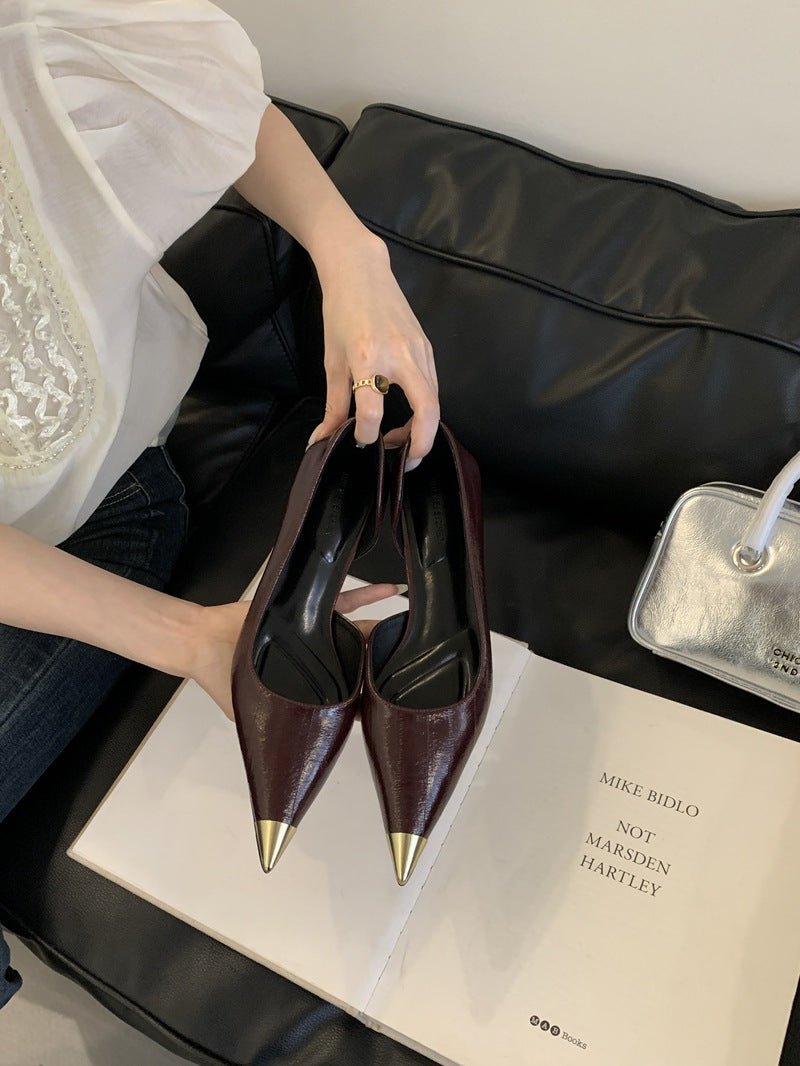 Women's Pumps Stiletto High-grade Design Sense Niche Heels