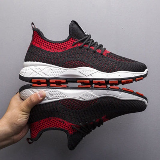 Men's Korean Style Trendy Dad Breathable Flying Casual Shoes