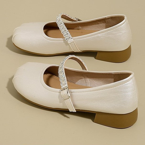 French Chunky Sweet Style Mary Jane Women's Casual Shoes