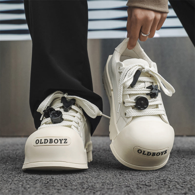 Men's Trendy Niche Thick-soled High Street Fashion Genuine Sneakers