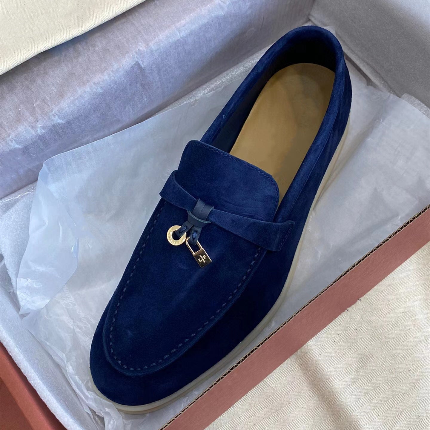 Women's Original Order Cowhide Soft Bottom British Loafers