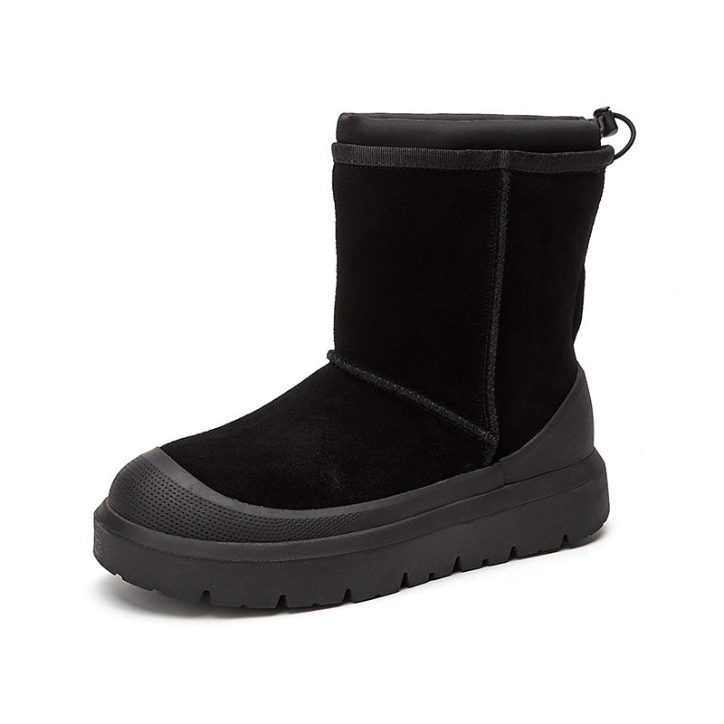 Women's & Men's Fleece-lined Warm Queen Height Increasing Fashion Sneakers