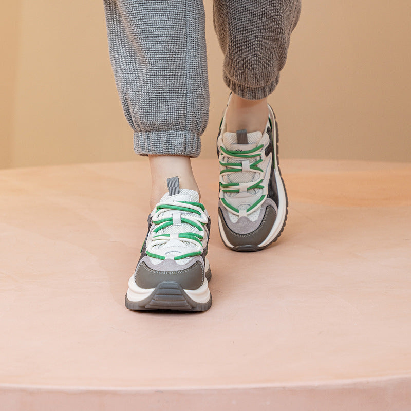 Women's Clunky Trendy Spring Sports Wild Running Sneakers
