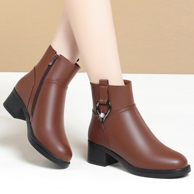 Mother's Soft Soled Veet Female Ankle Boots