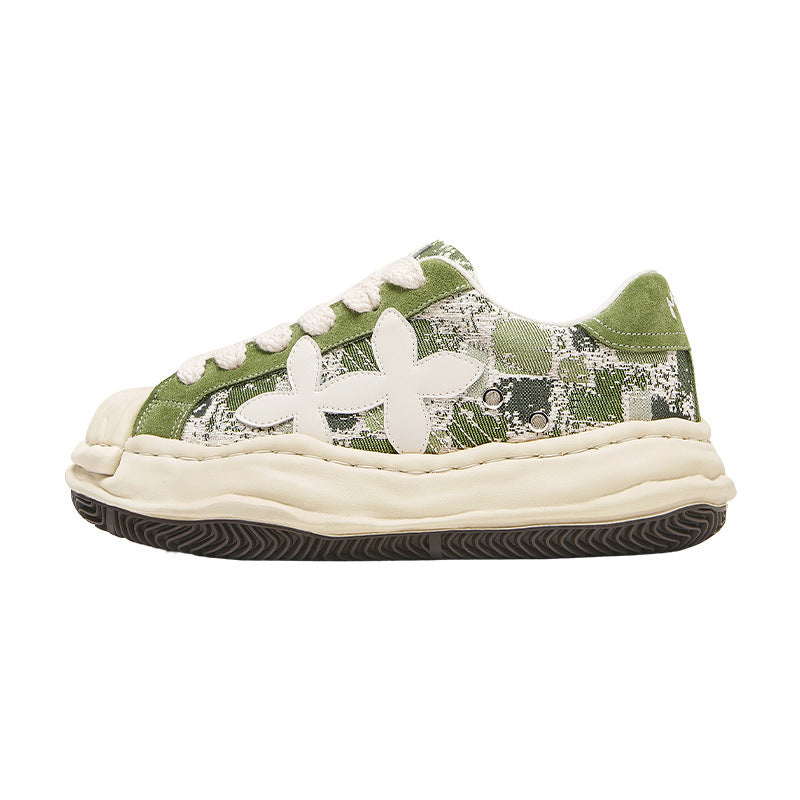 Men's & Women's Of Clover Series Platform Elevator Trendy Couples Men's Board Shoes