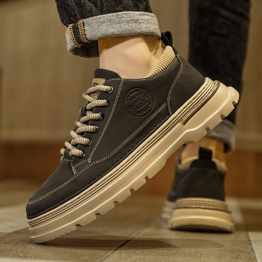 Men's Board Raise The Bottom Versatile Outdoor Clothes Sneakers