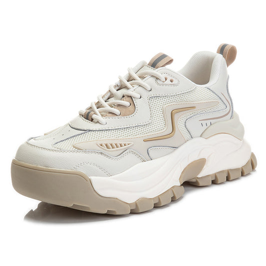 Women's Suction Film Bottom Authentic Clunky Spring Sneakers