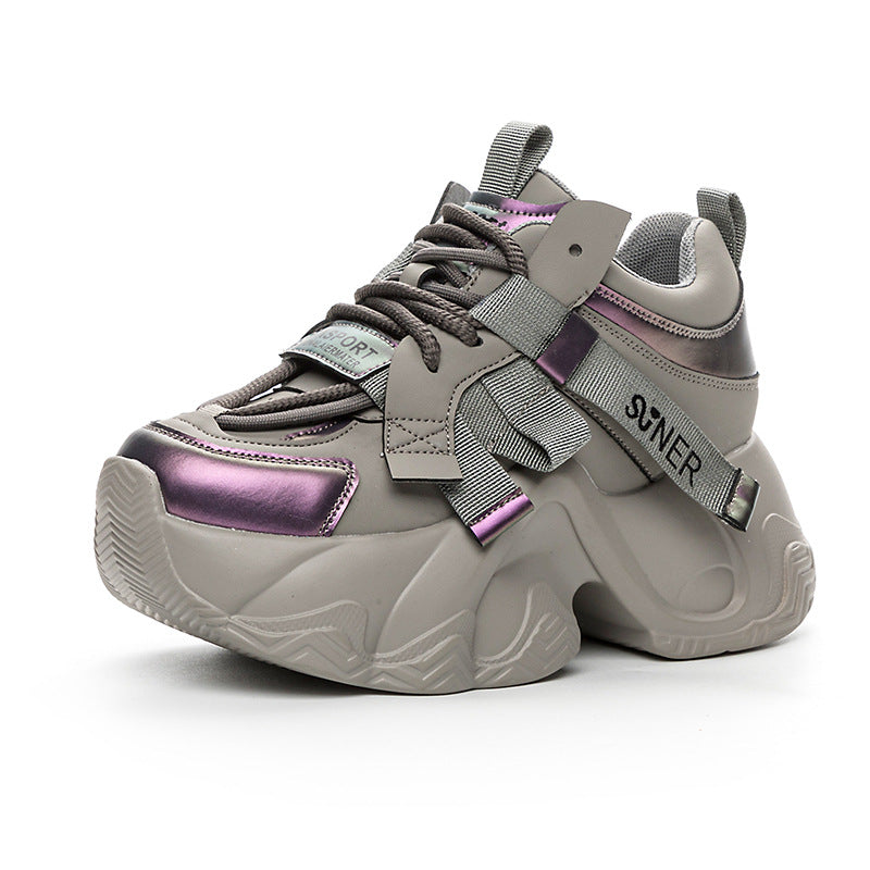 Women's Bottom Height Increasing Insole Explosion Board Fashion Women's Casual Shoes