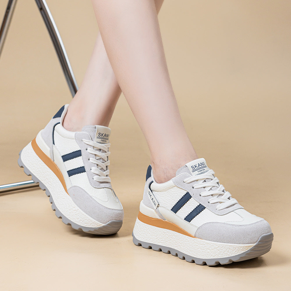 Women's Platform Height Increasing Leisure Cortez Stylish Sneakers