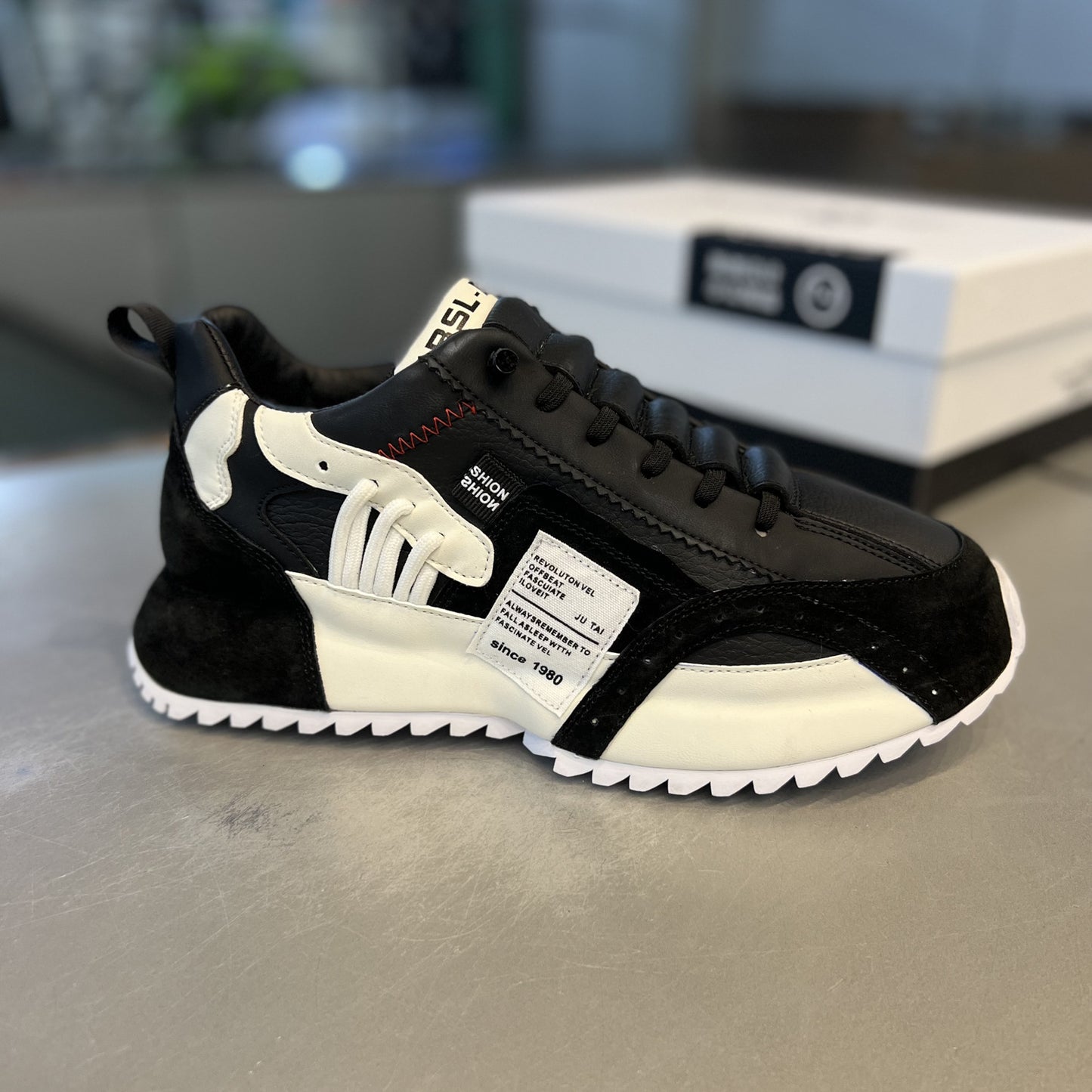 Men's Light Luxury Autumn National Fashion Bottom Height Men's Shoes