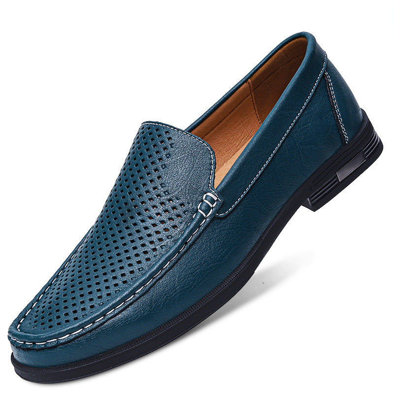 Men's Genuine Plus Size Soft Bottom Slip Loafers